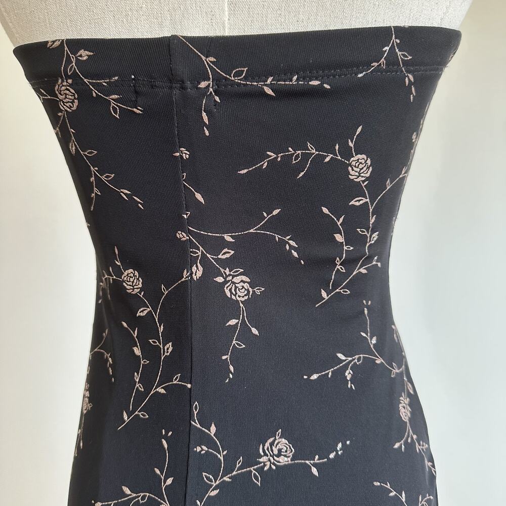 VTG Y2K Charlotte Russe Strapless Dress Size M Sparkle Asymmetrical Hem Fairy - Picture 5 of 9